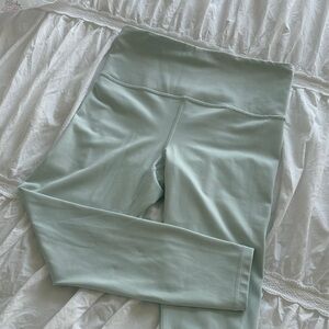 Athelta 7/8 Salutation Stash Mint Green Leggings